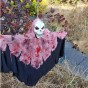 Декор для хэллоуина Мрачный Жнец (75см)черный с розовым 10255